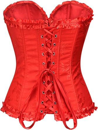 Корсаж дамський, мереживний, вінтажний готичний корсет, стимпанк чорний, великі розміри, шнурівка, корсет для повних грудей, червоний, бурлеск