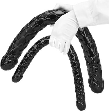 Анальний плагін Doppeldildo 52/70 см: гнучкий, для пар, стимуляція G-точки, вагінальний дилататор