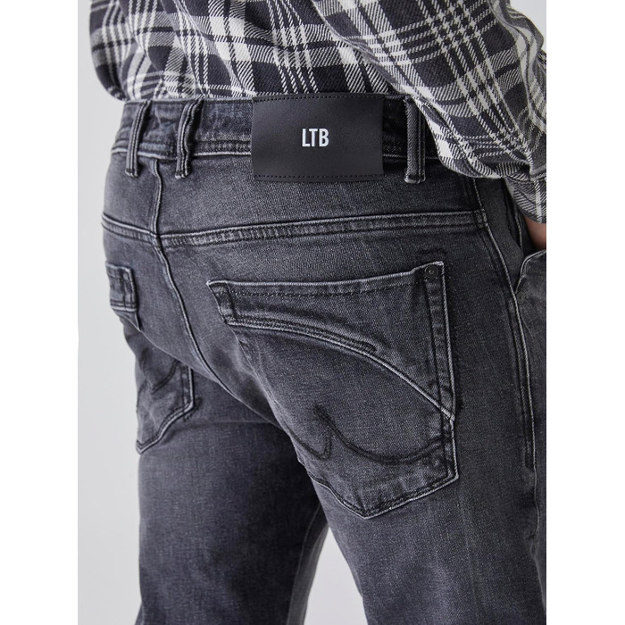 Чоловічі джинси LTB Roden Bootcut Fit синього кольору, низька посадка, стрейч (Adoni Wash, 40W/34L)