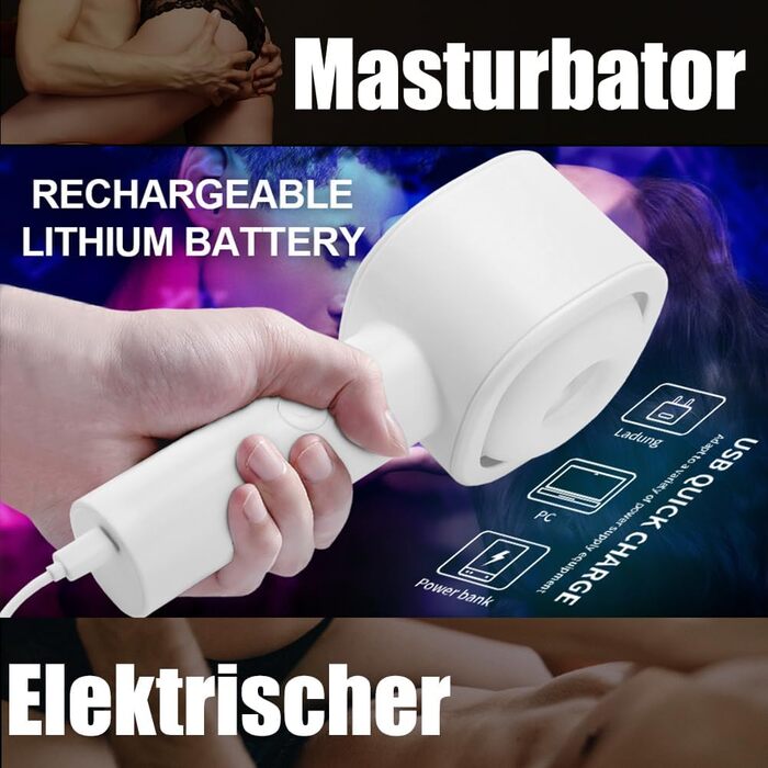 Електричний мастурбатор Seckoe: автоматичний, телескопічний, T-подібний, для чоловіків