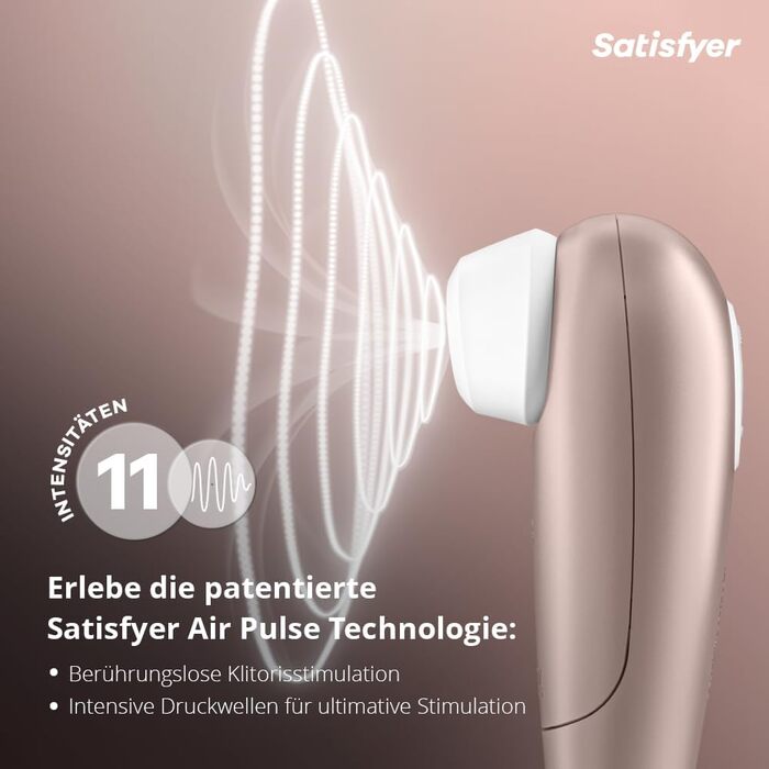 Satisfyer 1 Next Generation Gold: вібратор для жінок з ефектом присоски | Рожеве золото