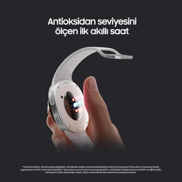 Смарт-годинник Samsung Galaxy Watch 8 Bluetooth, 44 мм, сріблястий
