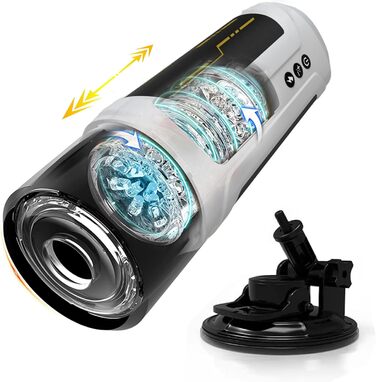 Електричний мастурбатор для чоловіків Sumeber – бездротовий кубок з 7 режимами, телескопічною та ротаційною функцією масажу, текстурована оболонка