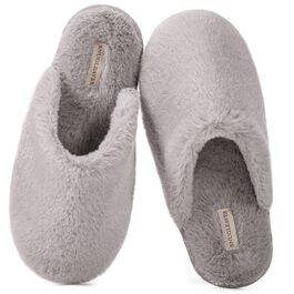 Жіночі домашні капці Snug Leaves з штучним хутром та ефектом пам'яті Memory Foam, сірі, розмір 38/39 EU