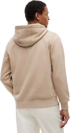 Чоловічий худі Tommy Hilfiger з капюшоном та логотипом, колір Beige Batique Khaki, розмір M