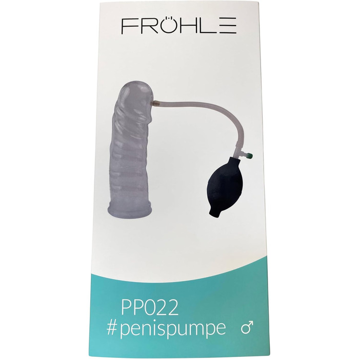 Анатомічна вакуумна помпа для чоловіків FRÖHLE PP022 XXL - 1 шт.