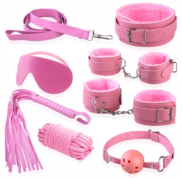 BDSM-набір Ero-Bull, рожевий, 7 елементів