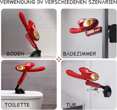 Вібратор для жінок з 10 функцій вібрації, сильний присосок, нагрівається до 42°C, стимулятор G-точки, для пар