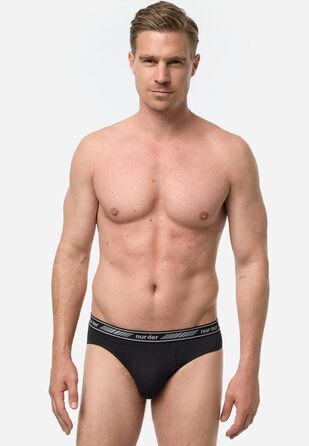 Чоловічі труси 6 шт. 3D Flex Classic Slip з бавовни, чорні, XXL