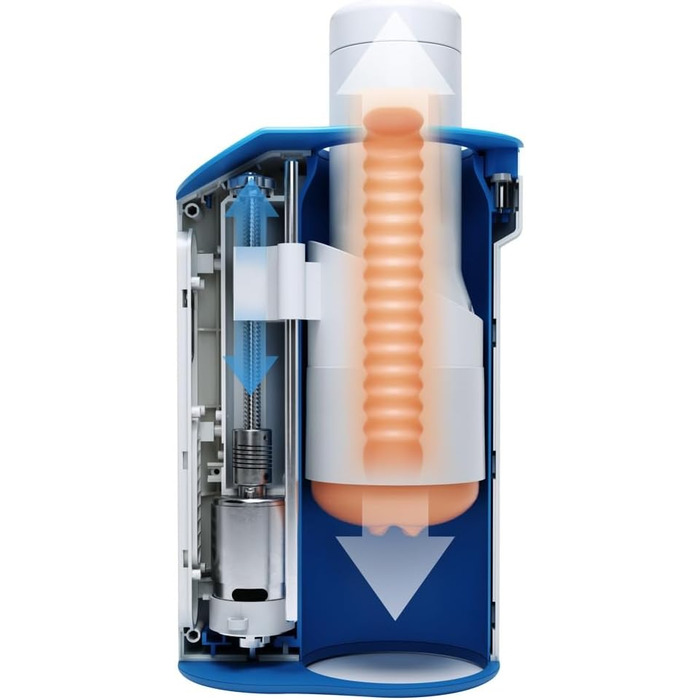 Автомасажер для чоловіків Autoblow Ai Ultra EU, білий, універсальний розмір