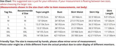 Костюм для ролевих ігор GRRKDFQ: сексуальний комплект з топом та спідницею, чорний, XXL