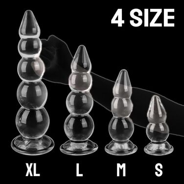 Анальний дилатёр Jixaxe: великий анальний плагін з присоскою для жінок та чоловіків