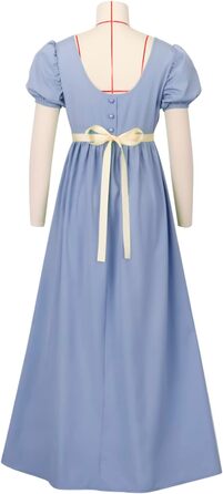 Футболка жіноча Damen Claic Empire-Taille 3XL блакитна світла (1 шт.)