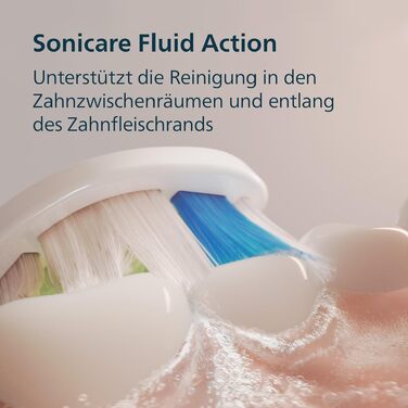 Електрична сонічна зубна щітка Philips Sonicare 5500 HX7113/01, 2 режими чищення, контроль тиску, SmarTimer, колір Navy (темно-синій)