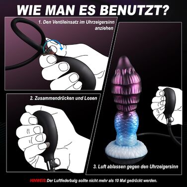 Анальний дилдатор Monster Knot Dildo для чоловіків та жінок, BDSM, стимуляція простати, зелений/блакитний