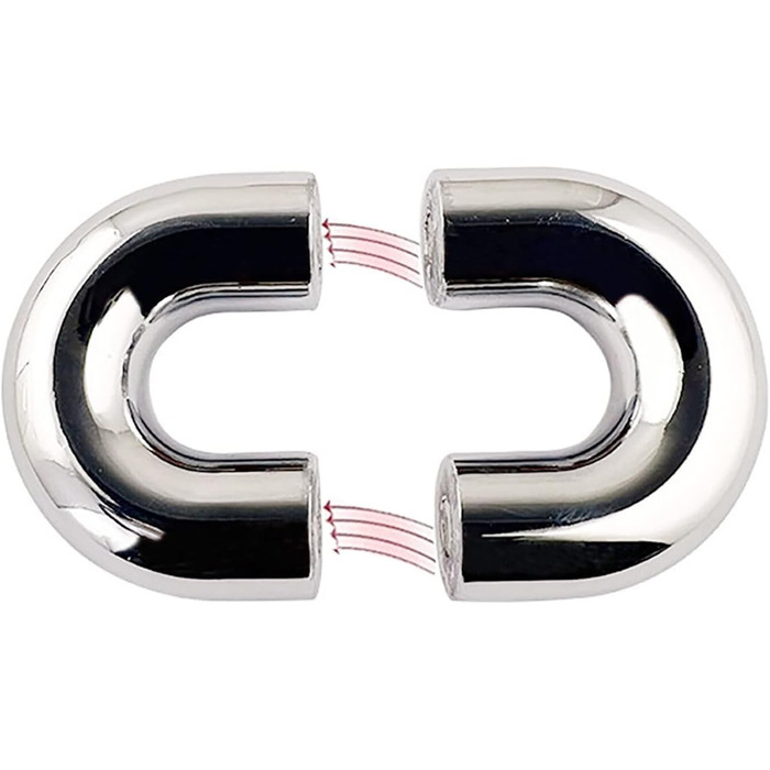 Сталевий магнітний кільце для пеніса, сталевий кок-рінг, кільце для яєчок, чоловічий металевий аксесуар для БДСМ, іграшка для сексуального рабства, розтягування, CBT, SM.