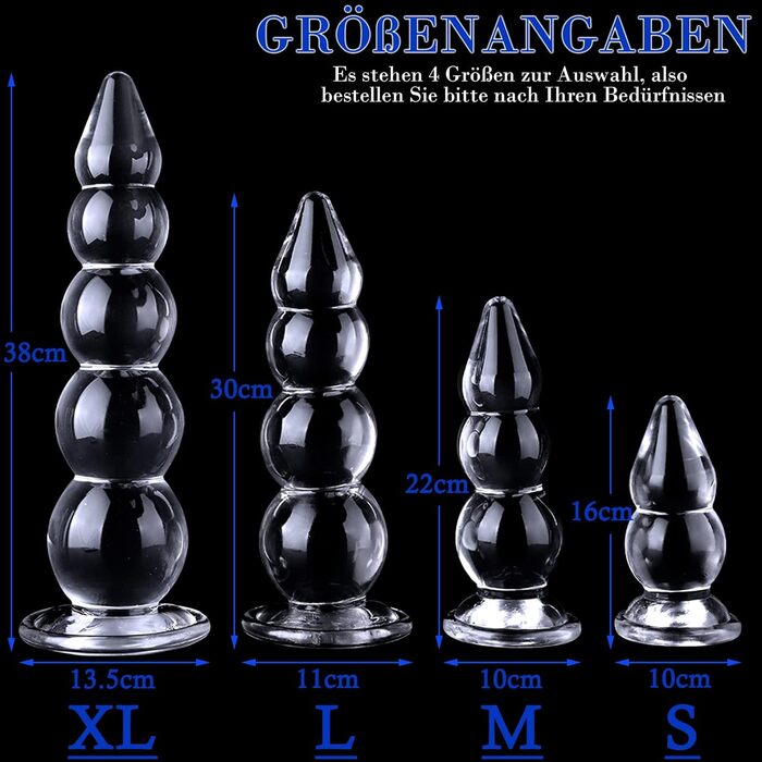 Анальний дildo BDSMYOU, 38 см, з присоскою, для розширення анусу, для чоловіків та жінок, парне використання, екстремальний секс