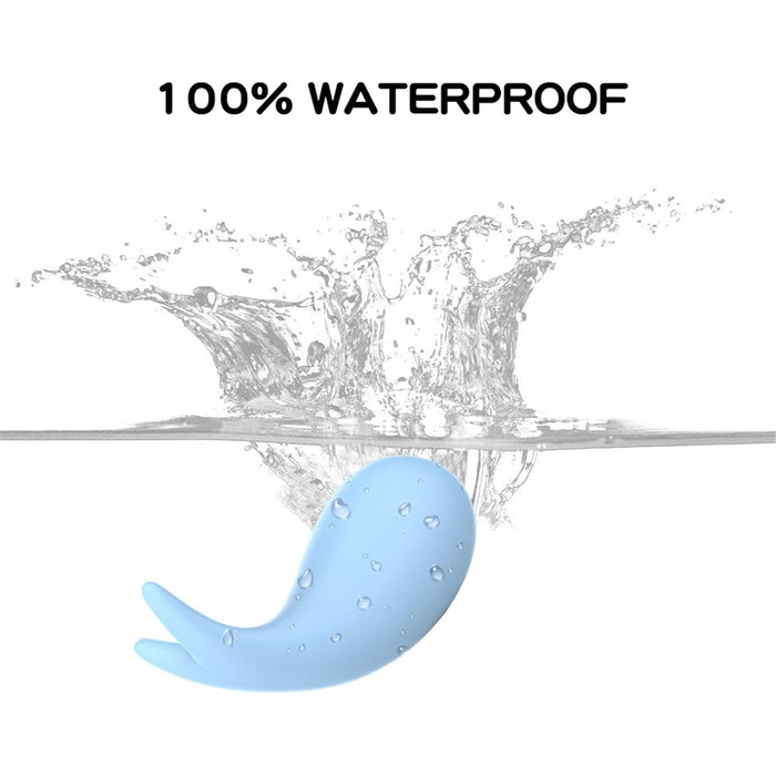 Вібратор з дистанційним керуванням через додаток, 10 режимів вібрації для жінок, портативний G-Spot, для пар (блакитний)