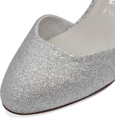 Жіночі туфлі-човники Tamaris Silver Glam 919, сріблясті, синтетика, розмір 40 EU