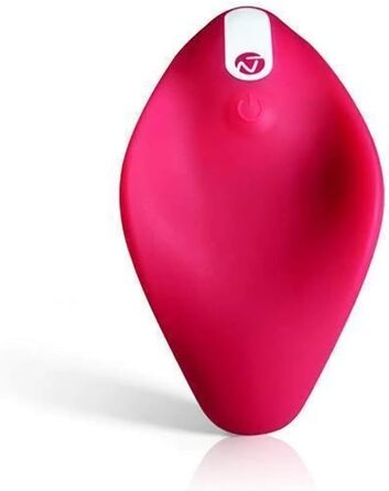 Вібратор Nomi Tang Better Than Chocolate 2 - водостійкий, безшумний, з силікону, з сенсорним слайдером, акумуляторний, червоно-фіолетовий