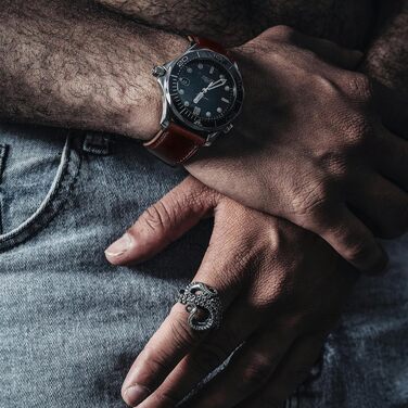 Ремінець для годинника Horween зі шкіри вінтажного стилю з системою швидкого вивільнення (Quick Release), 18 мм, коричневий