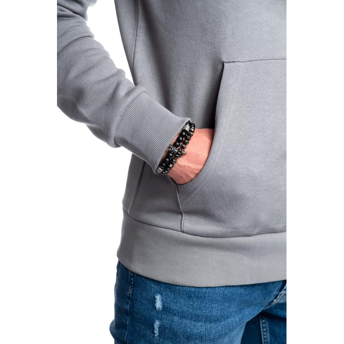 Чоловічий худі Jack & Jones з логотипом, колір Sedona Sage, модель Mika