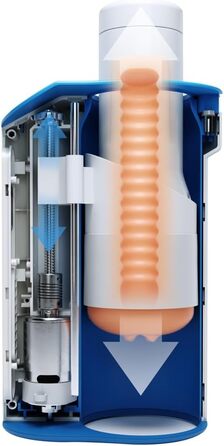 Автомасажер для чоловіків Autoblow Ai Ultra EU, білий, універсальний розмір