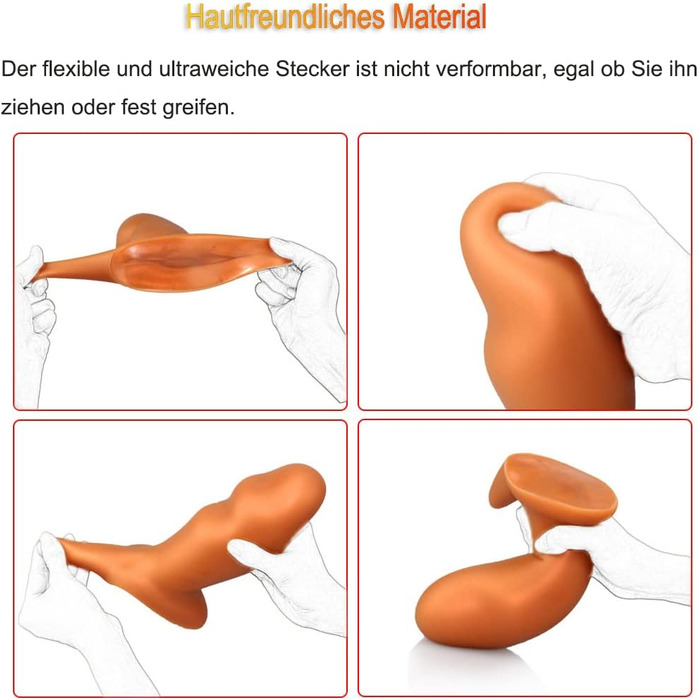 Анальний плаг з силікону Kuaecr: гнучкий, для чоловіків та жінок