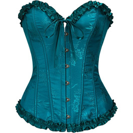 Корсет-бастінг Korsett Steampunk, чорний корсет для костюмів, готичний корсет з бастінг, повний об'єм, з металевими штангами, для весілля, нижня білизна, верх корсет, бурлеск, L A