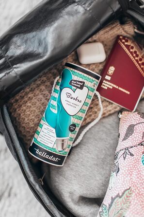 Вібратор для жінок Belladot Barbro Rabbit - блакитний, для клітора та G-точки, 7 режимів, для подвійного задоволення