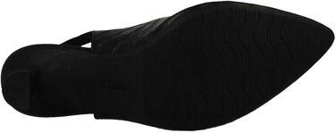 Жіночі туфлі Clarks Kataleyna Step чорного кольору з текстурою під крокодила, розмір 39.5 EU
