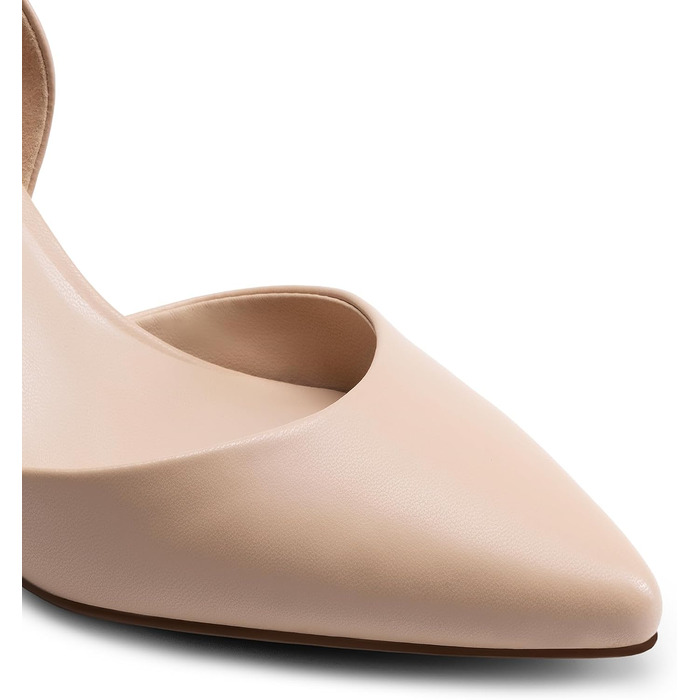 Жіночі туфлі-човники Dream Pairs на шпильці, бежевий колір (Nude), PU-шкіра, розмір 39 EU