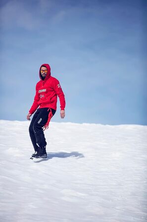 Чоловіча толстовка на блискавці з капюшоном Geographical Norway Gymclass, світло-сіра, теплий світшот з кишенею-кенгуру, розмір XXL