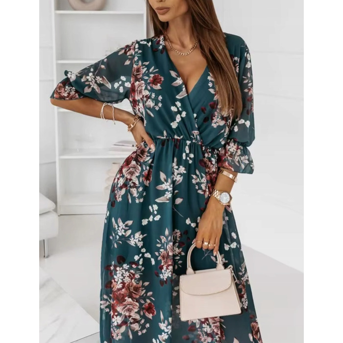 Коктейльна шифонова сукня міді D-look, розмір S