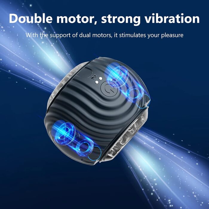 Електричний секс-іграшка для чоловіків - чаша з 10 режимами вібрації та сильною функцією всмоктування