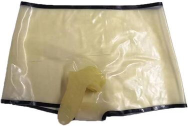 Чоловічі латексні шорти Slip, боксери з латексу, труси, спідня білизна, шорти, розмір XL