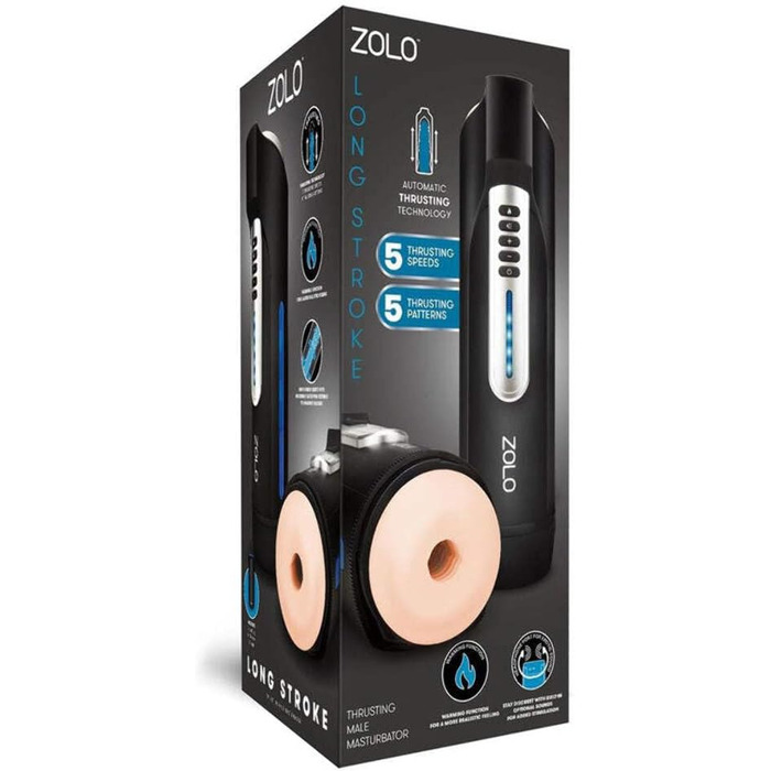 Мастурбатор Zolo Long Stroke Flesh 31.7 см