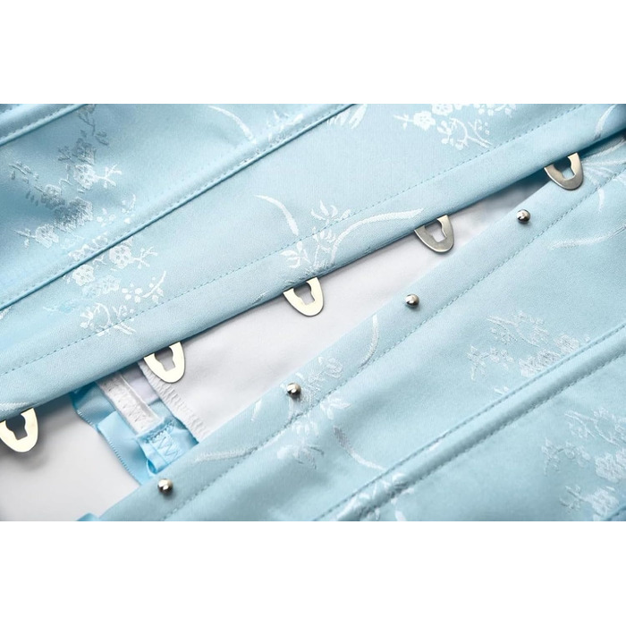 Корсет для повного бюсту KUOSE, корсет для живота, топ, великі розміри, чорний, світло-блакитний