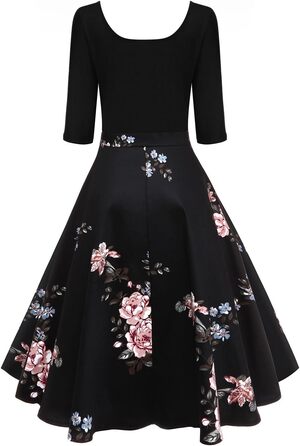 Сукня жіноча AXOE у стилі 60-х, Rockabilly, рукав 3/4, колір 4, розмір L