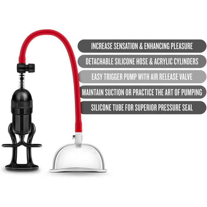 Набір для збільшення грудей та стимуляції клітора: масажер-помпа 2-в-1 для жінок