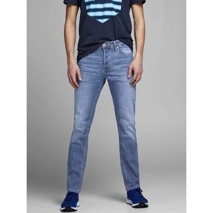 Чоловічі джинси Slim Fit Jack & Jones JJIGLENN JJORIGINAL CB 816 NOOS, синій денім, 32W / 32L