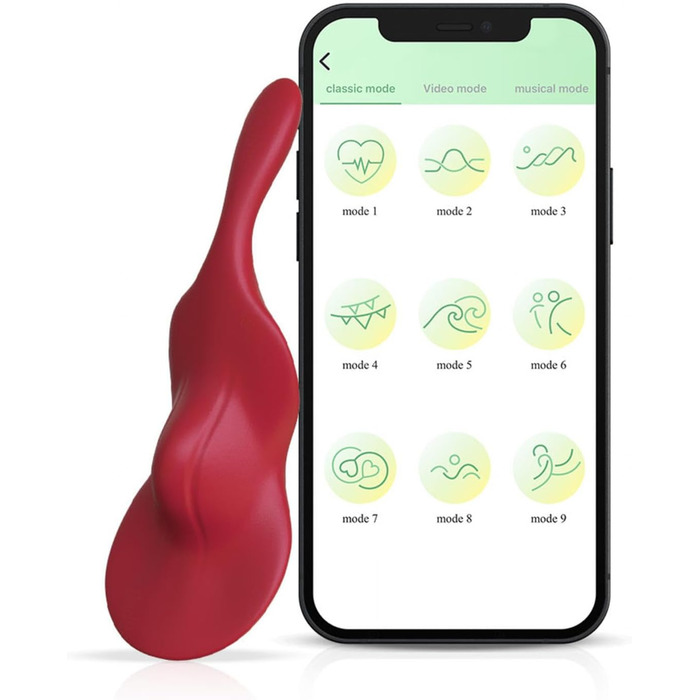 Вібратор з дистанційним керуванням та керуванням через додаток, 9 режимів вібрації, для жінок, кліторальний, сексуальна іграшка, тихий, потужний