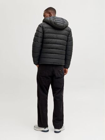 Чоловіча стібана куртка JACK & JONES, чорна, розмір XL