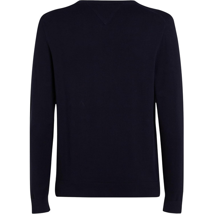 Чоловічий бавовняний джемпер Tommy Hilfiger Essential Cotton Crew Neck, синій (Desert Sky), розмір S