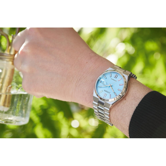Чоловічий автоматичний годинник Citizen Tsuyosa Analog (Колір: Небесно-блакитний)