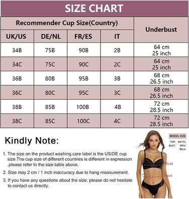 Шекіні: Комплект бюстгальтера та трусиків мереживний, Push-Up, з кісточками, чорний, 80C