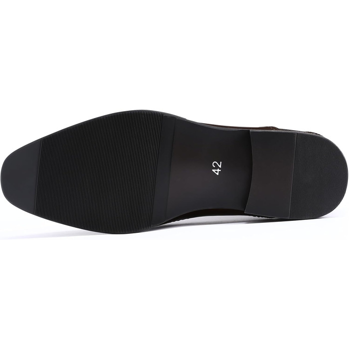 Чоловічі шкіряні туфлі Оксфорд YFFUSHI кавового кольору, класичне взуття для весіль та костюмів, розмір 40 EU