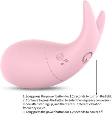 Вібратор з дистанційним керуванням та додатком, 10 режимів вібрації, для жінок, портативний, для стимуляції G-точки, для пар, рожевий