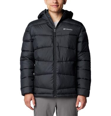 Чоловіча утеплена куртка з капюшоном Columbia Fivemile Butte™ II Puffer Jacket, чорна, розмір M