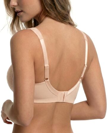 Дизайнерський бюстгальтер Lemorosy для дирндля з кісточками, balconette, чашечками-півкругом, широкі бретелі, м'який та приємний на дотик, хороша підтримка (80B, темно-бежевий)